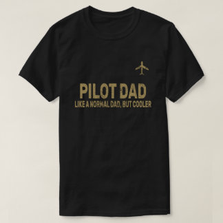 Funny Pilot Art For Dad Pilot Aviation Aeroplane  T-Shirt