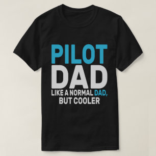 Funny Pilot Art For Dad Pilot Aviation Aeroplane  T-Shirt