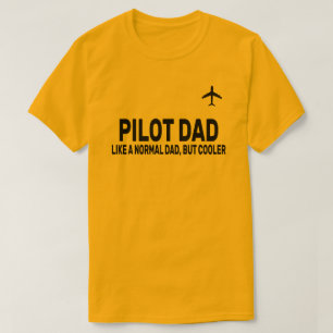 Funny Pilot Art For Dad Pilot Aviation Aeroplane  T-Shirt