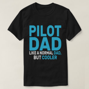 Funny Pilot Art For Dad Pilot Aviation Aeroplane  T-Shirt