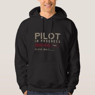 Funny Pilot In Progress Please Wait Future Pilot Hoodie