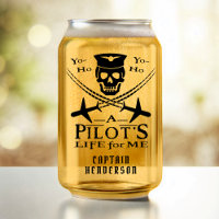 Funny Pilot Skull Aeroplanes Pirate Humour | Custo