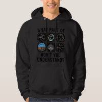 Funny Pilots Art Men Women Airline Instruments