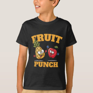 Funny Pineapple Apple Boxing Juice Tropical Fruit T-Shirt