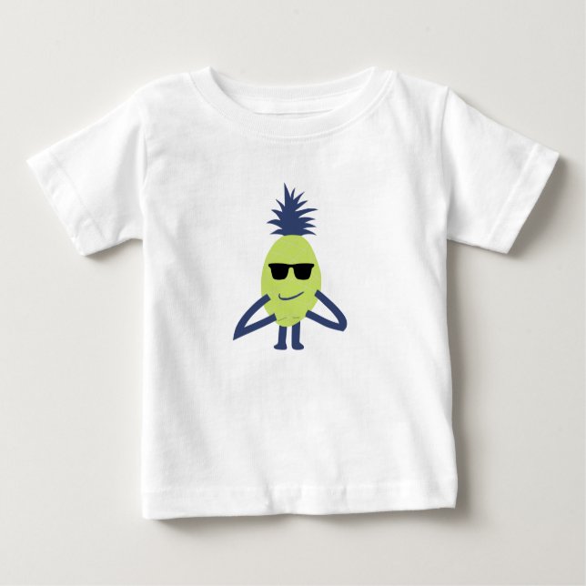 Funny pineapple art baby T-Shirt (Front)