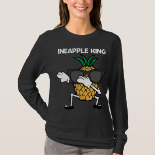 Funny Pineapple Art For Men Dad Fruit Summer Lover T-Shirt