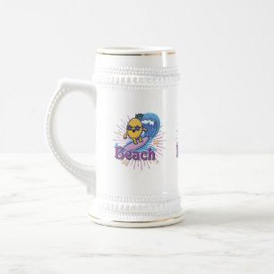 funny pineapple beer stein