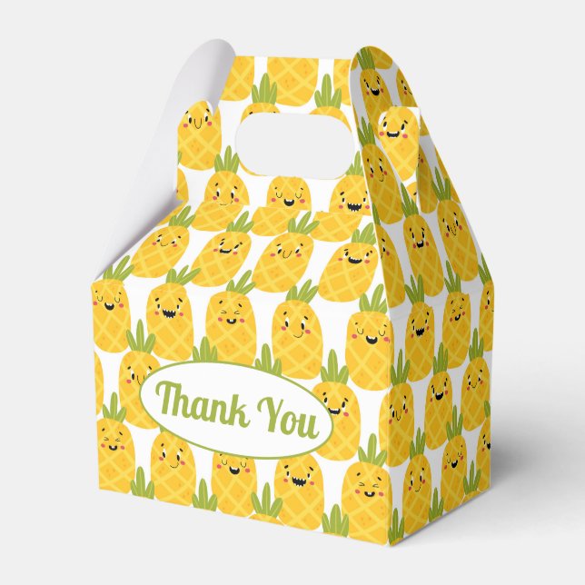 Funny Pineapple Favour Box (Front Side)