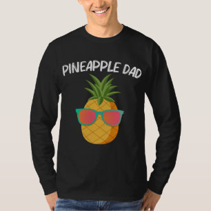 Funny Pineapple For Dad Father Summer Sunglasses S T-Shirt