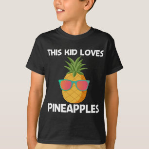 Funny Pineapple For Kids Boys Summer Sunglasses Sw T-Shirt