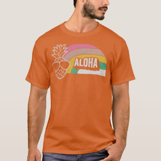 Funny Pineapple Lover Aloha Tropical Summer Vibes T-Shirt