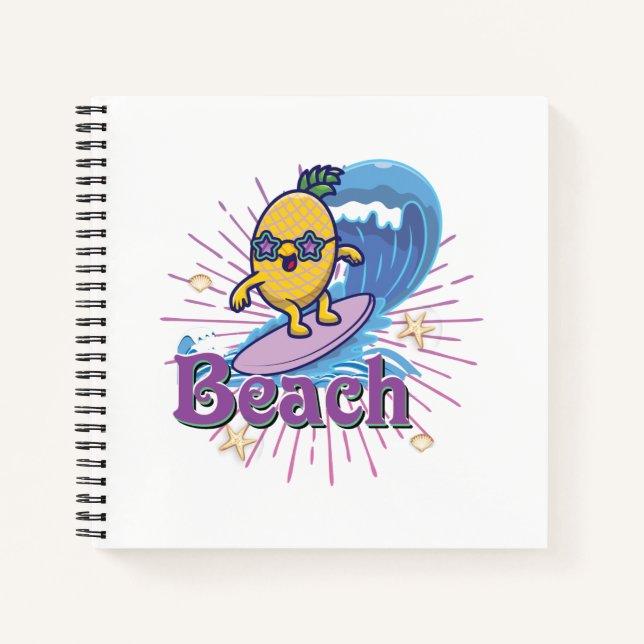 funny pineapple notebook (Front)