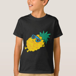Funny Pineapple Summer Fruit Sunglasses Cute Pinea T-Shirt