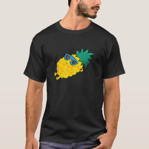 Funny Pineapple Summer Fruit Sunglasses Cute Pinea T-Shirt