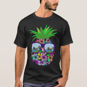 Funny Pineapple Sunglasses Aloha Hawaiian Hawaii B T-Shirt
