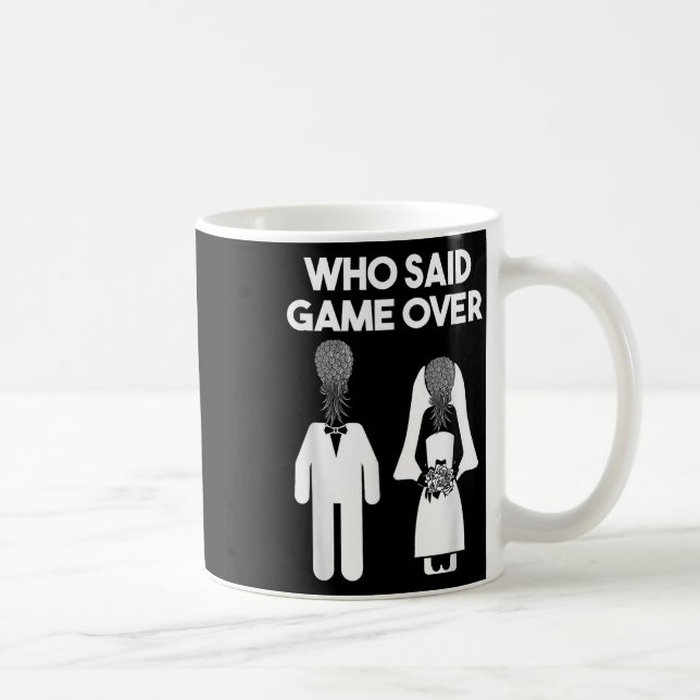 Funny Pineapple Swinger Gift Wedding Bride Groom M Coffee Mug (Right)