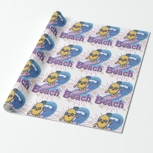 funny pineapple wrapping paper