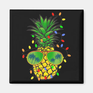 Funny Pineapple Xmas Tree Summer Christmas In July Magnet