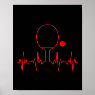 Funny Ping Pong Gift For Men Women Table Tennis He Poster