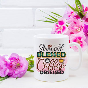 FUNNY PINK COFFEE QUOTES  COFFEE MUG