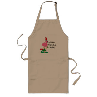 Funny Pink Flamingo Apron