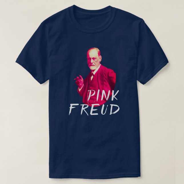 Funny "Pink Freud" T-Shirt (Design Front)