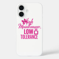Funny Pink Girly Attitude Quote