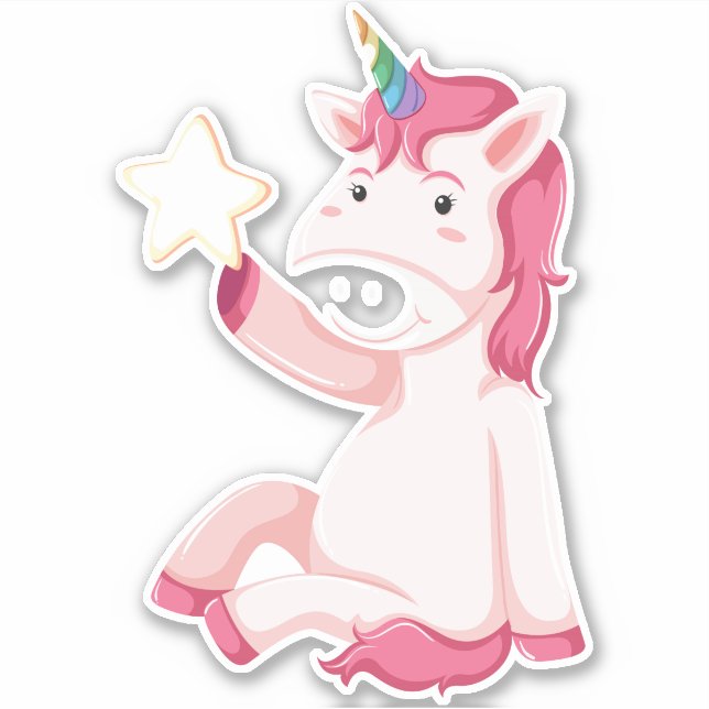 Funny Pink Unicorn (Front)