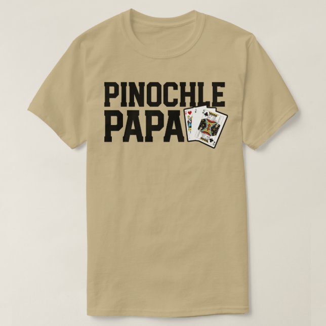 Funny Pinochle Shirt For Men Pinochle King Grandfa (Design Front)