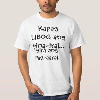 Funny Pinoy Shirt "estudyanteng Malibog"
