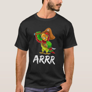 Funny Pirate Parrot With Sabre Halloween Costume T T-Shirt