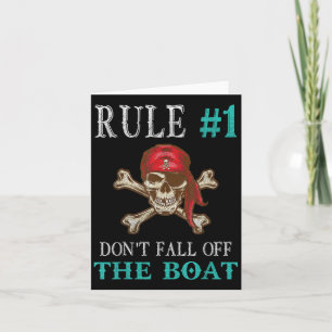 Funny Pirate Quote Tampa Gasparilla Crossbones Des Card