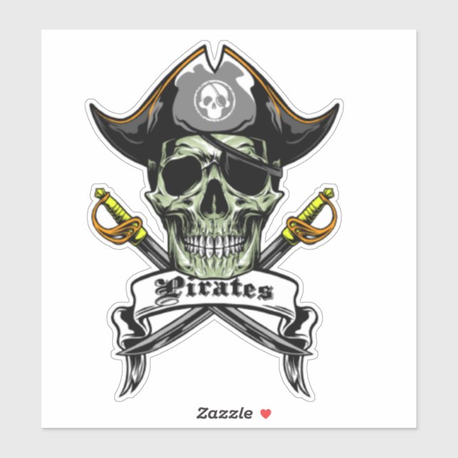 Funny pirate skull (Sheet)