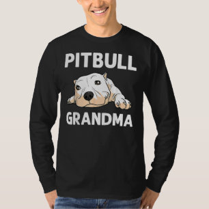 Funny Pitbull For Grandma Women Canine Dog Puppy A T-Shirt