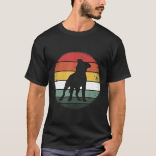 Funny Pitbull Vintage Pit Bull Dog Dad Mum Lover G T-Shirt