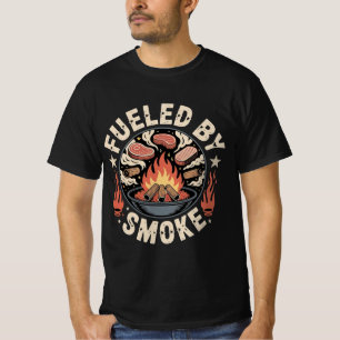 Funny Pitmaster BBQ Fuelled By Smoke T-Shirt