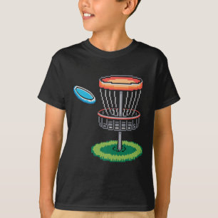 Funny Pixel Disc Golf Tee Player Sket Golfer Golfi