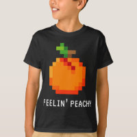 Funny Pixel Peach - Retro 8 - Bit Arcade Gamer Fee