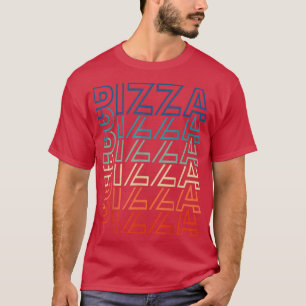 Funny Pizza 80s Retro Vintage Carb Pizza & Foodie  T-Shirt