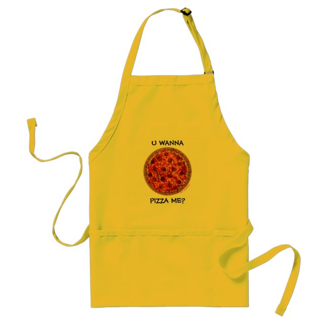 Funny Pizza Apron For Real Italians (Front)