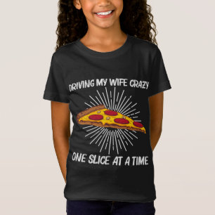Funny Pizza Art For Men Boys Dad Italian Pizza Sli T-Shirt