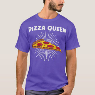 Funny Pizza Art For Women Girls Italian Pizza Slic T-Shirt