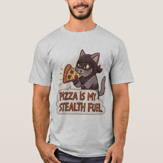 Funny Pizza Cat Ninja Warrior T-Shirt & Gifts