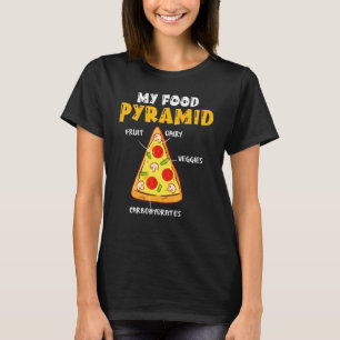 Funny Pizza Fast Food Pie Eater Foodie My Food Py T-Shirt
