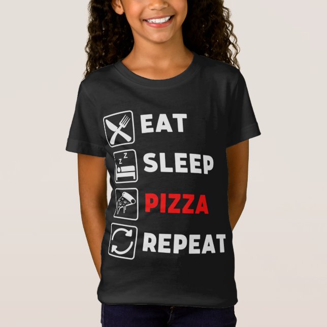 Funny Pizza Lover Gift Idea - Pizza T-Shirt (Front)