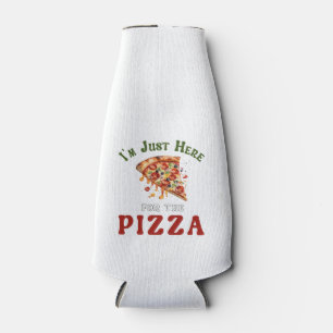 Funny Pizza Lover Quote Bottle Cooler