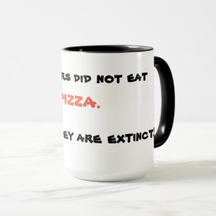 Funny pizza mug