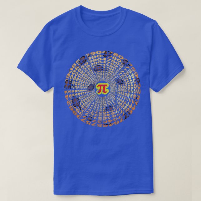 Funny Pizza Pi Day 3  T-Shirt (Design Front)