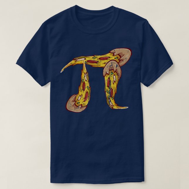 Funny Pizza Pi Day 3 T-Shirt (Design Front)