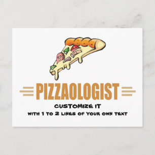 Funny Pizza Postcard